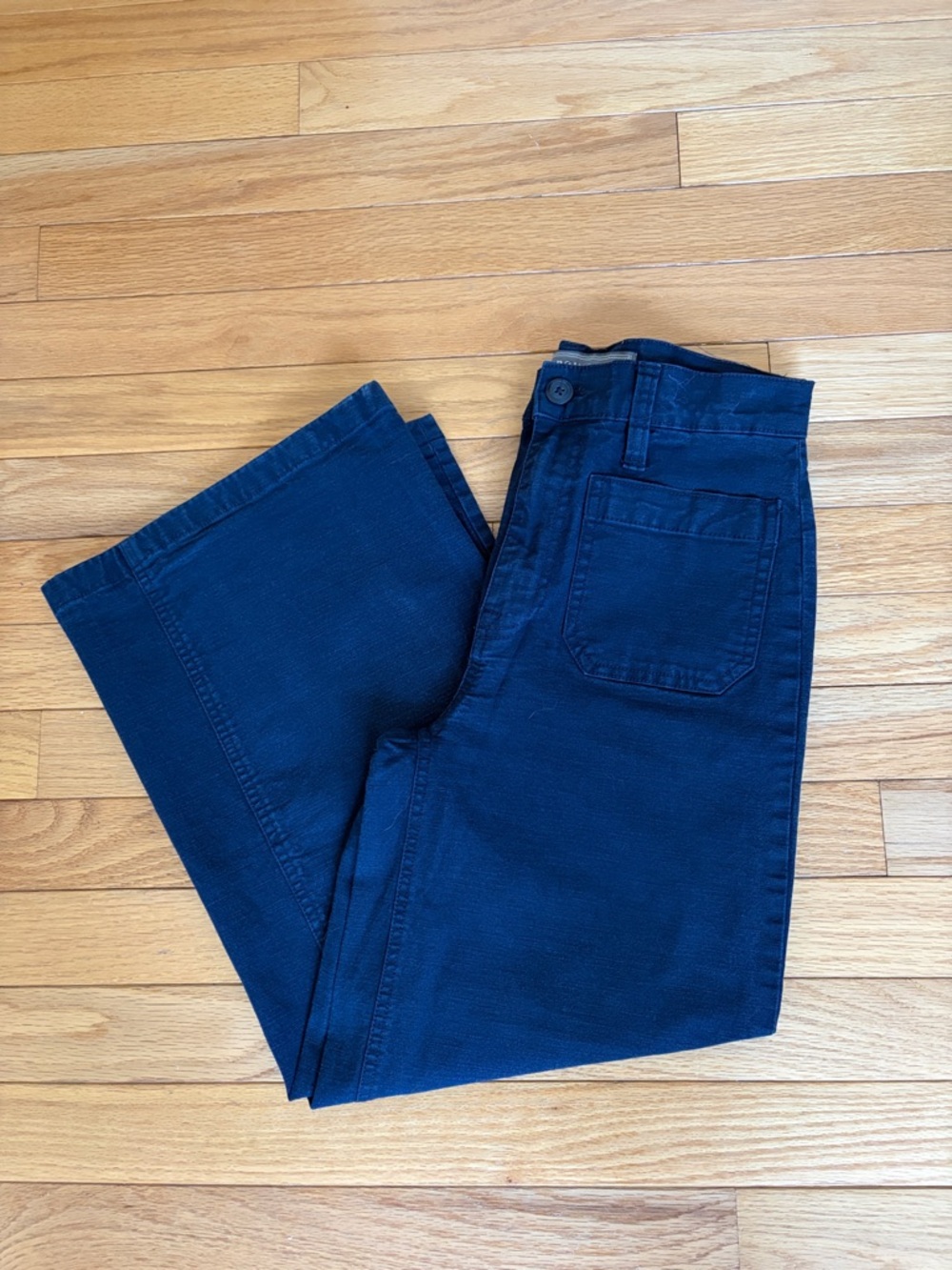 Jcrew Navy Wide Leg Capris